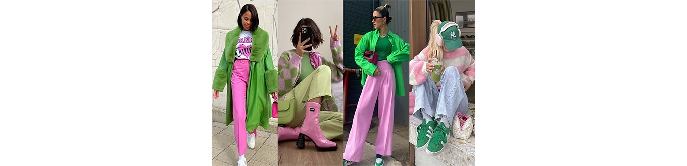 استایل با رنگ سبز ماچا