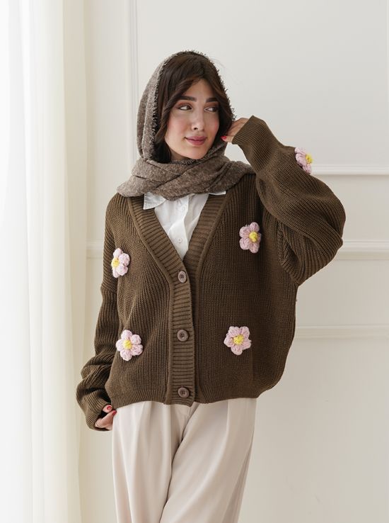 بلوز بافت گل کیوت 2