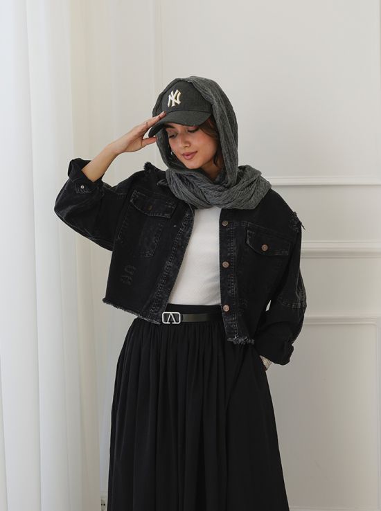 کت جین کوتاه چیدا