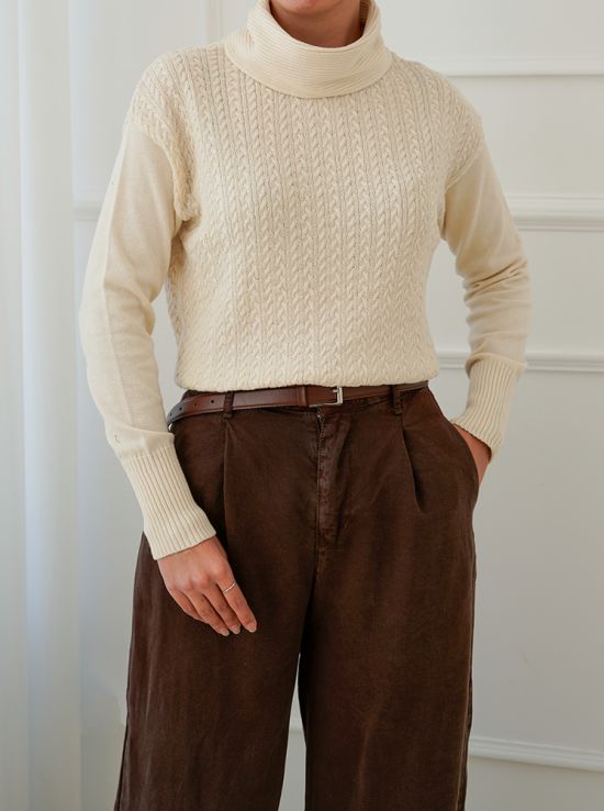 بلوز بافت یقه اسکی دلارام