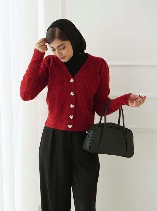 ژاکت بافت الماس