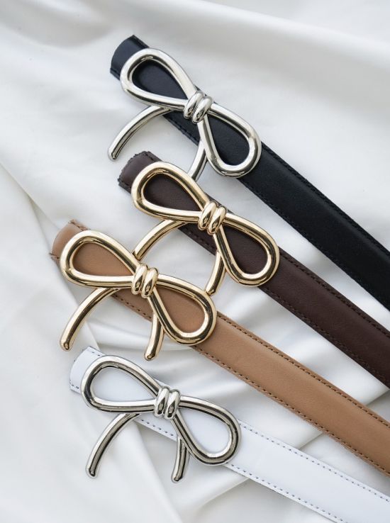 کمربند چرم پاپیون |هیبا