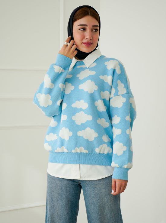 بلوز بافت کیوت cloud | هیبا