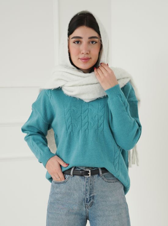 بلوز بافت پشت بلند لمه | هیبا