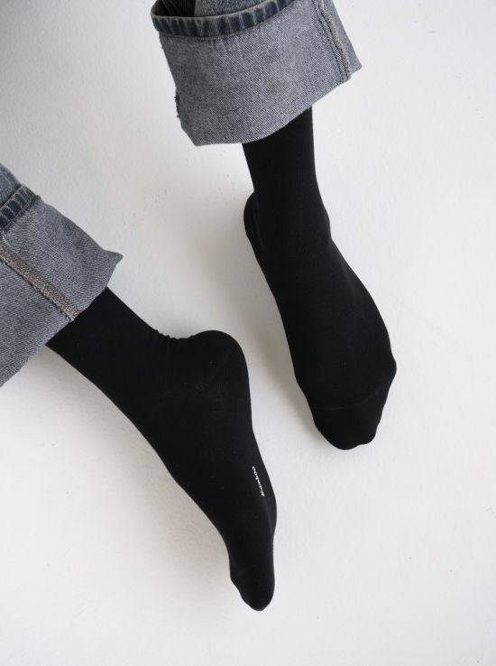 جوراب مردانه بامبو پادوک مشکی | هیبا