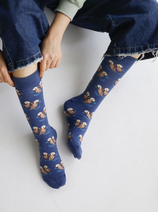 جوراب مردانه چتیک مدل دوستی تنبل ها |هیبا