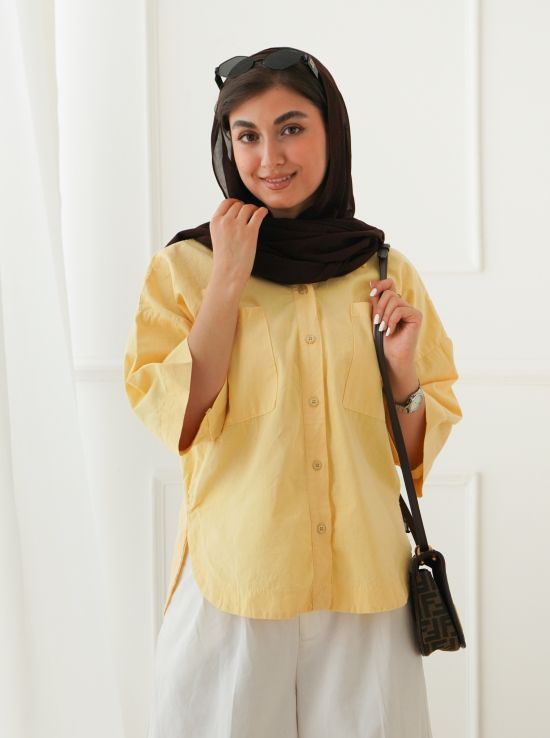 شومیز لینن سلینا | هیبا