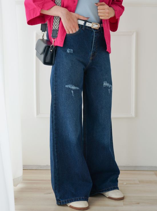 شلوار جین فول بگ آوا | هیبا