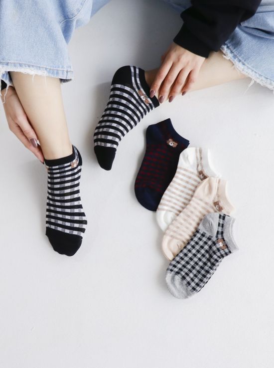 جوراب مچی پادوک طرحدار |هیبا