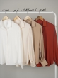 شومیز ساده دکمه مخفی 1