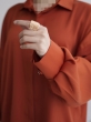 شومیز ساده دکمه مخفی 1