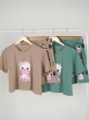 کراپ شورتک COW 2