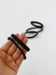 کش سرحوله ای تسنیم مشکی لمه دار 2