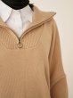 بلوز بافت نیم زیپ شادلین 13