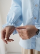 شومیز یقه چین دار ویولت 7