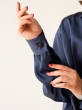 شومیز ساتن جلوپیچ | هیبا 10