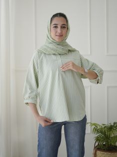 شومیز لینن رویان