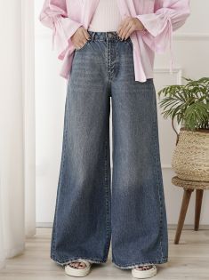 شلوار جین 300011377 (LONG WIDE LEG)