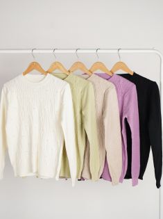 بلوز بافت مرواریدی نیلان