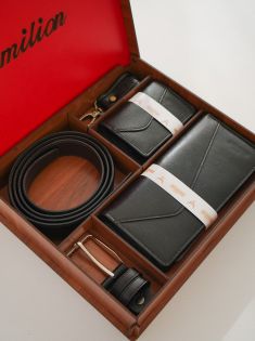 ست 4تیکه چرم مردانه نیک