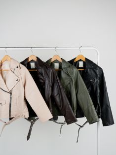 کت چرم زارا