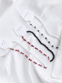 چوکر گلدار مرواریدی