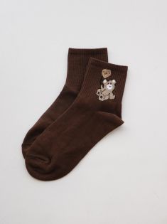 جوراب نیم ساق پادوک خرس و بادکنک | هیبا