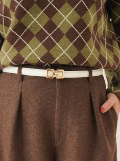 کمربند چرم رومینا | هیبا