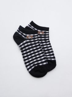 جوراب مچی پادوک طرحدار |هیبا