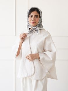 روسری طرحدار حنانه | هیبا