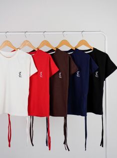 تیشرت یقه گرد YSL | هیبا