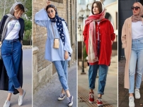 ست کردن شلوار مام استایل با مانتو 